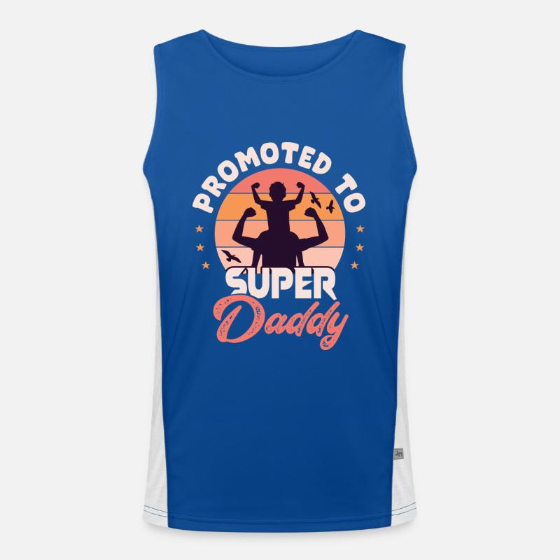 Superdaddy super daddy super dad Débardeur respirant contrasté Homme 