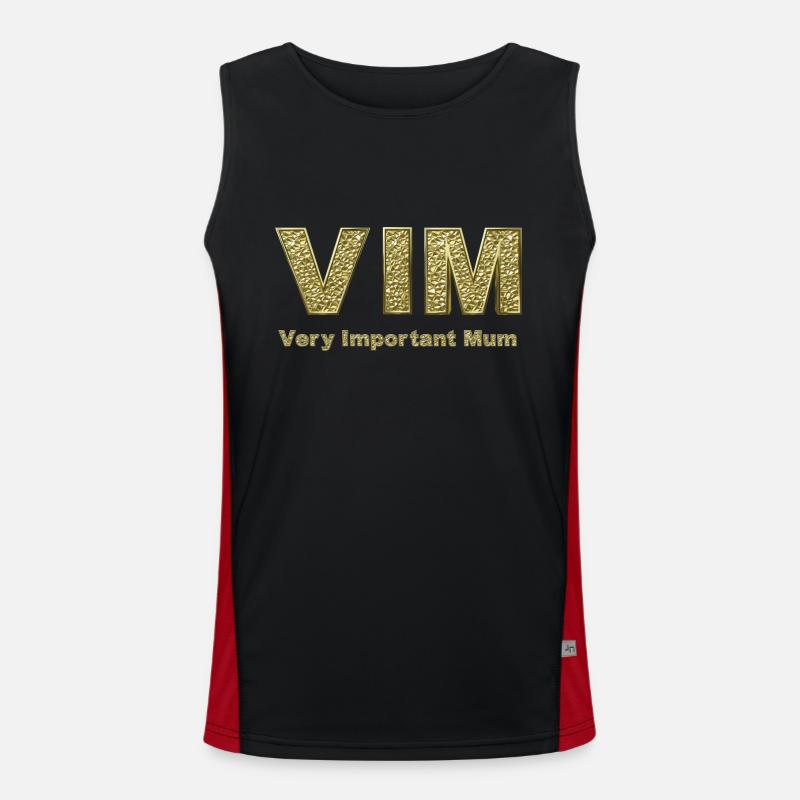 VIM - Maman très importante Débardeur respirant contrasté Homme 