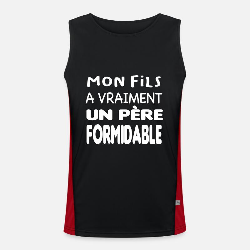 Père formidable Débardeur respirant contrasté Homme 