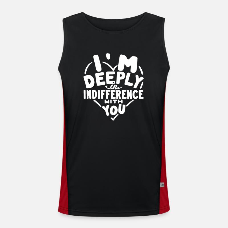 Break Up - 1 Men's Functional Contrast Tank Top 