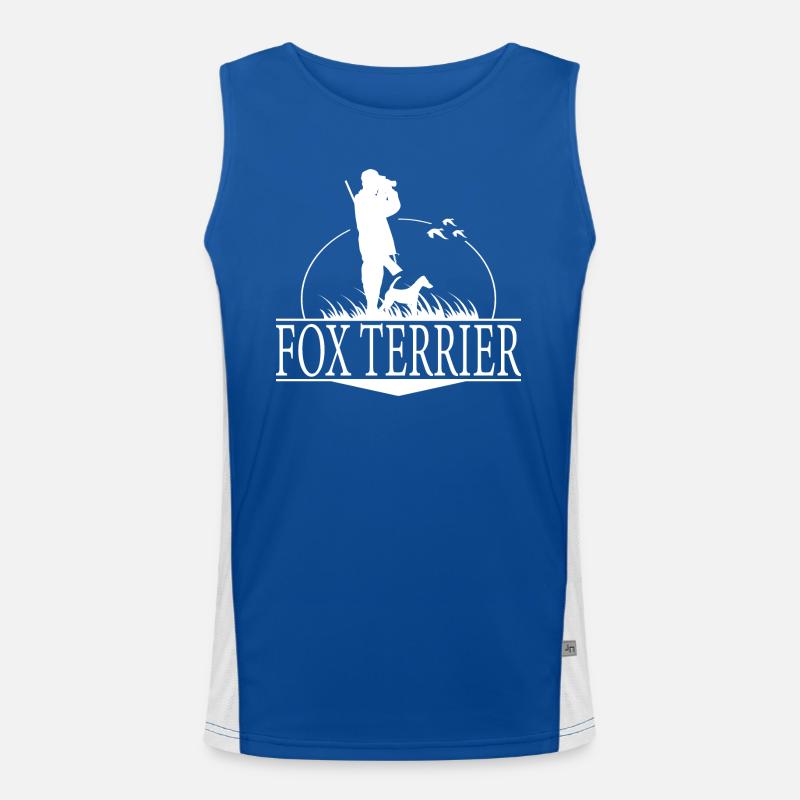 FOX TERRIER Chiens de chasse Chiens de chasse Wilsigns Débardeur respirant contrasté Homme 