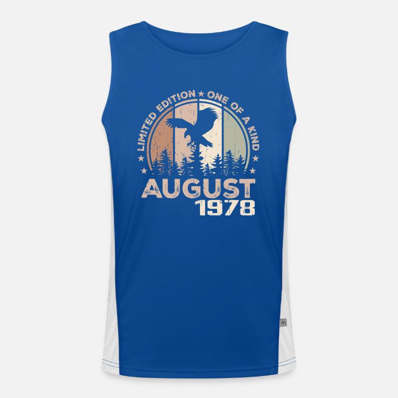 Unparalleled since August 1978, 46th Anniversary Men's Functional Contrast Tank Top 