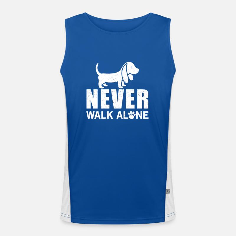 Never walk alone Débardeur respirant contrasté Homme 