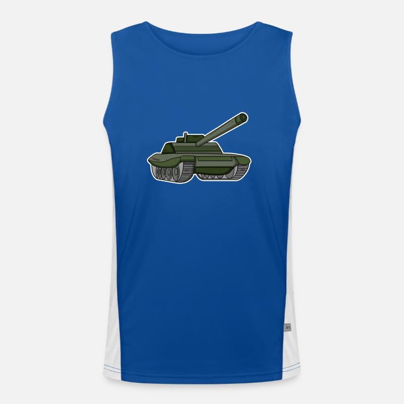 Panzer Funktionelles Kontrast-Tank Top für Männer 