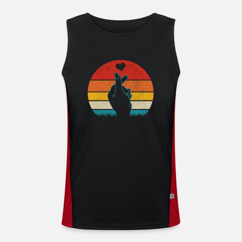 K-Pop Fan Geschenk Koreanische Popmusik Funktionelles Kontrast-Tank Top für Männer 