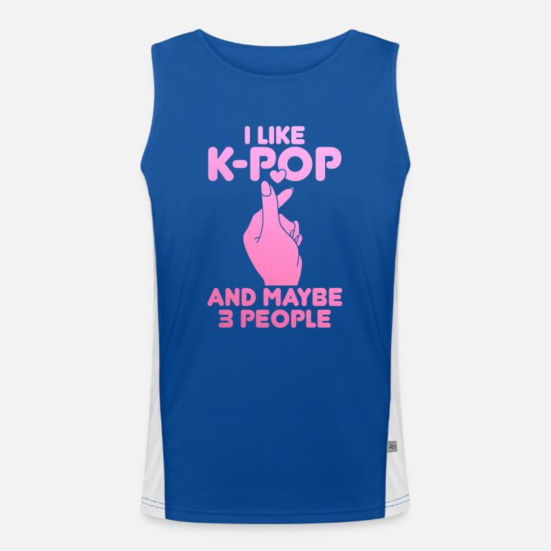 K-Pop Fan Gift Korean Pop Music Men's Functional Contrast Tank Top 