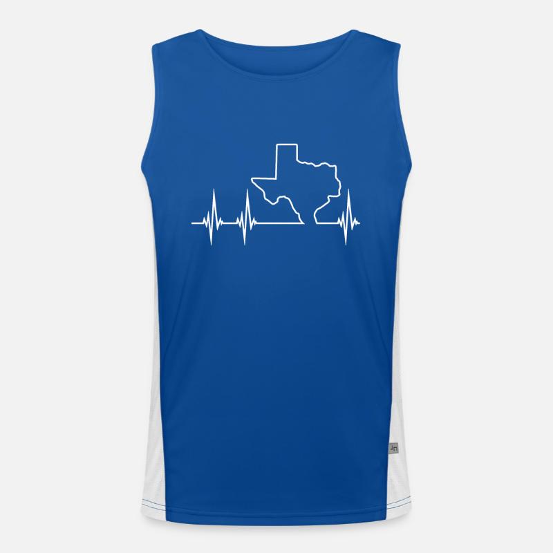 Texas Men's Functional Contrast Tank Top 