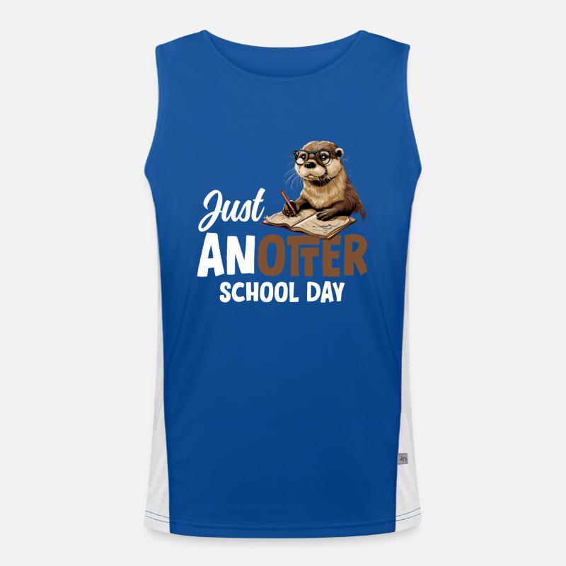 Otter Funny Gift Men's Functional Contrast Tank Top 