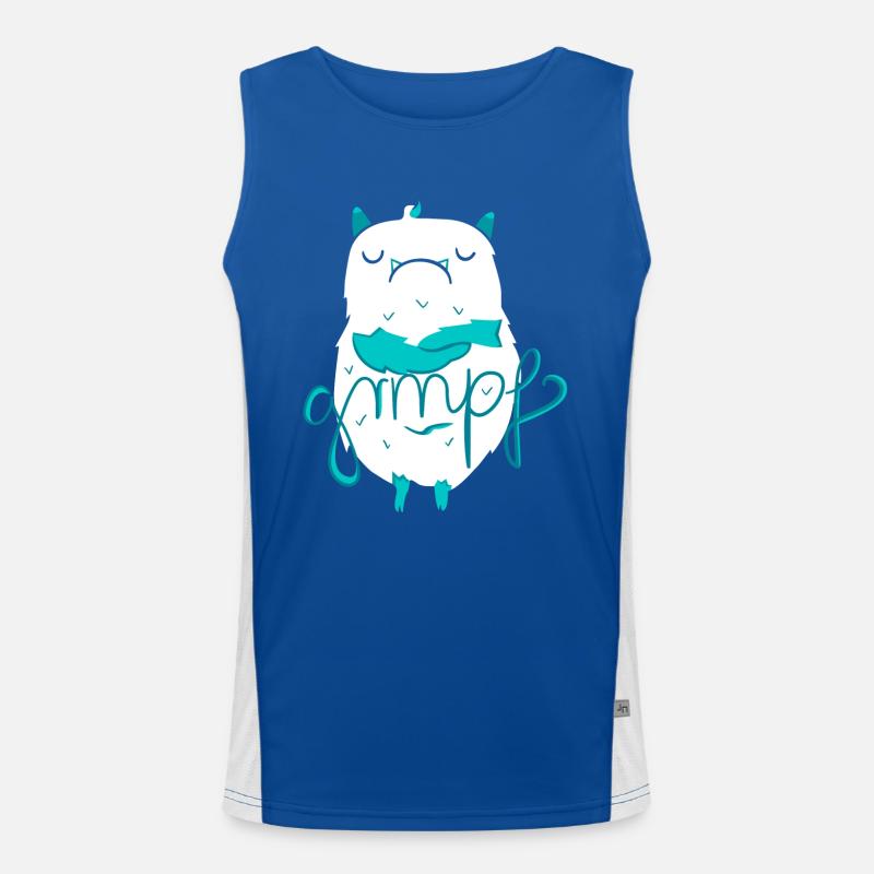 Mr. Grmpf Men's Functional Contrast Tank Top 