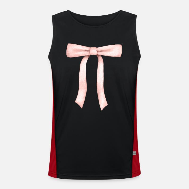 Bogen Funktionelles Kontrast-Tank Top für Männer 