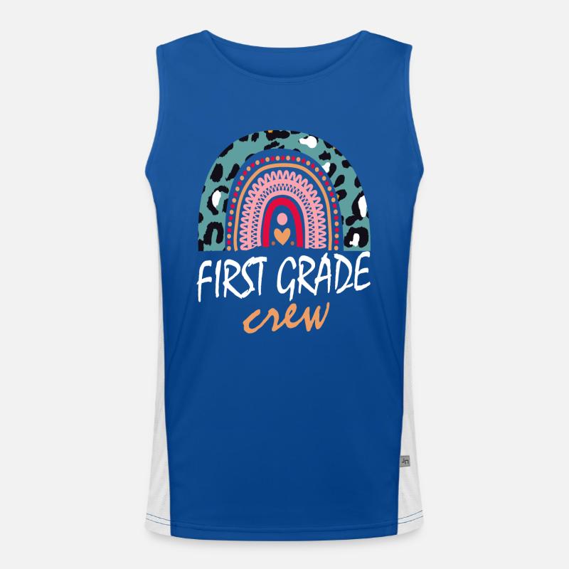 Geschenk der First Grade Crew Funktionelles Kontrast-Tank Top für Männer 