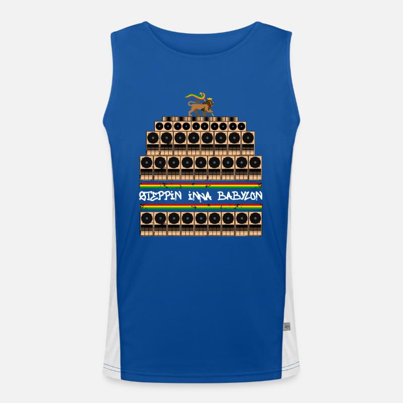Steppin Funktionelles Kontrast-Tank Top für Männer 