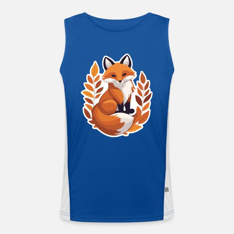 Fuchs im Herbst #3 Funktionelles Kontrast-Tank Top für Männer 