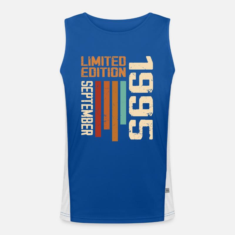 September 1995 Originelle Geschenkidee zum Geburtstag Funktionelles Kontrast-Tank Top für Männer 