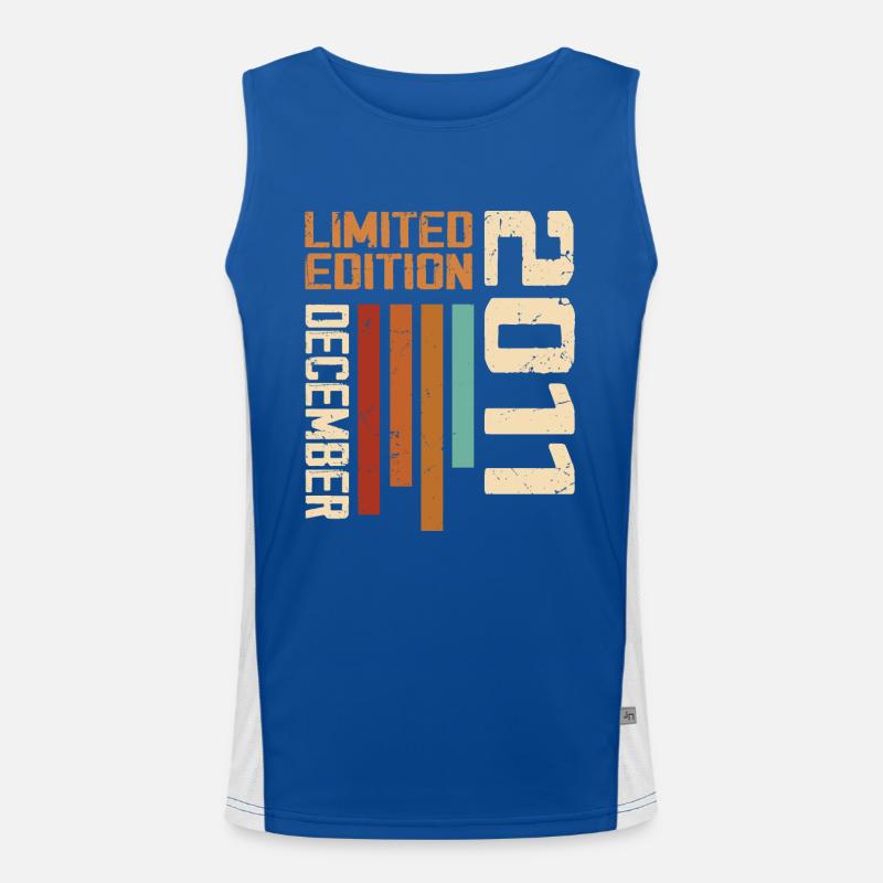 Dezember 2011 - 2011 Dezember Funktionelles Kontrast-Tank Top für Männer 