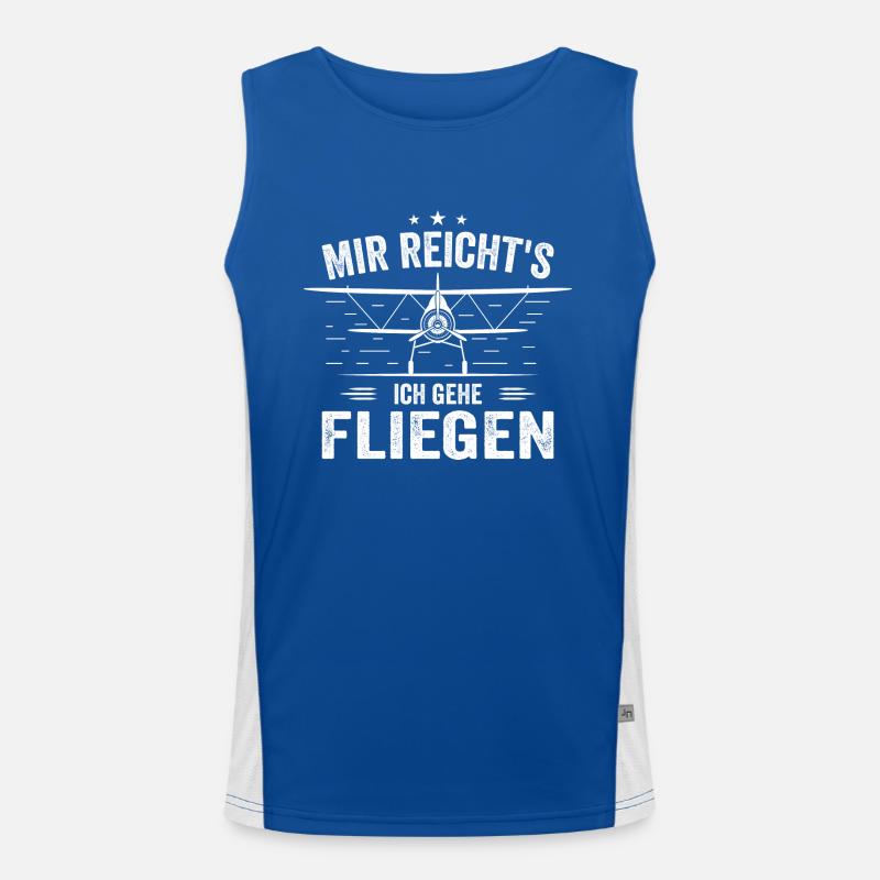 I've had enough, I'm going to fly Men's Functional Contrast Tank Top 