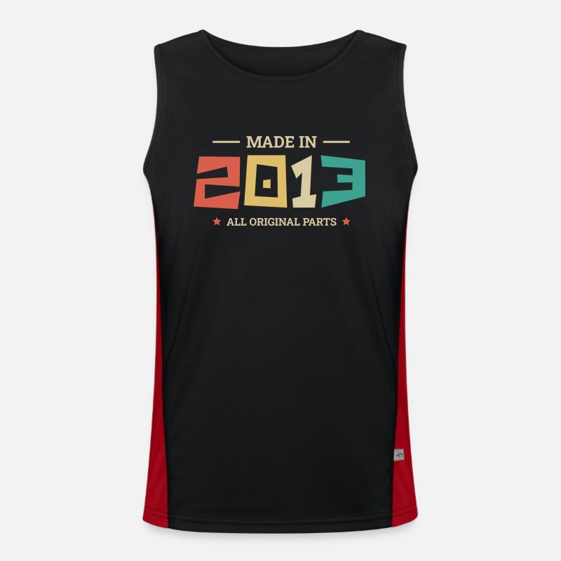 Legendär seit 2013 Original 2013 Funktionelles Kontrast-Tank Top für Männer 