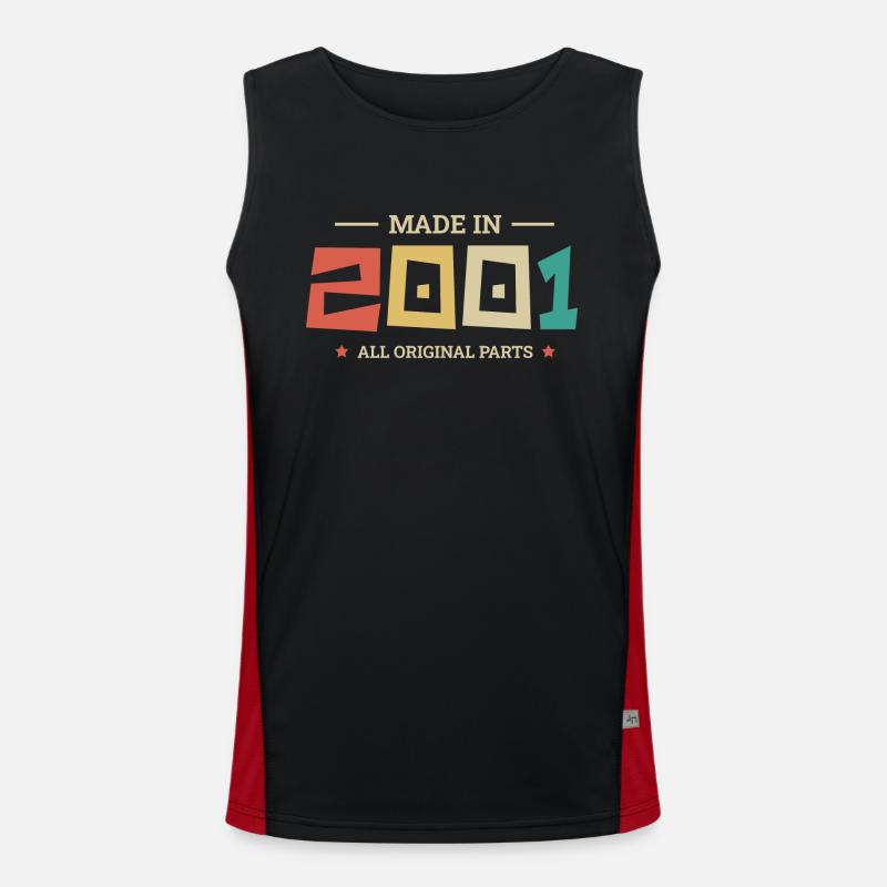 Legendary since 2001 Original 2001 Men's Functional Contrast Tank Top 