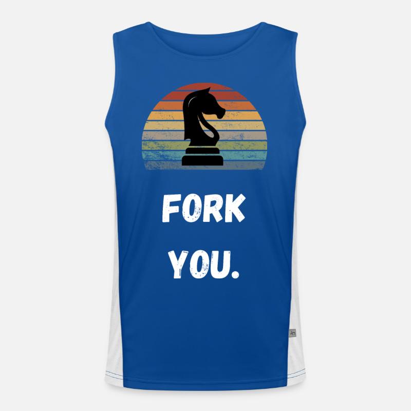 Schach Trend Chess Cheating Meme Queens Gambit Débardeur respirant contrasté Homme 