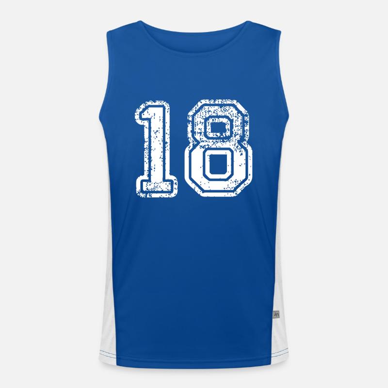 18 Débardeur respirant contrasté Homme 