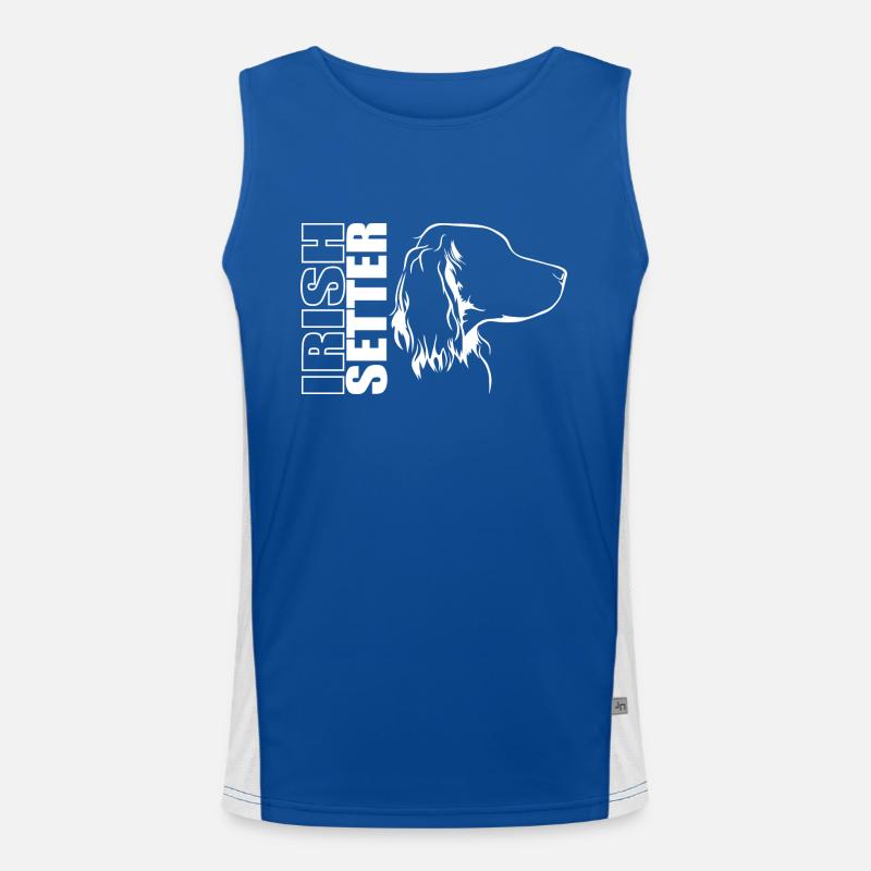 IRISH SETTER Profil Chiens Chien Wilsigns Débardeur respirant contrasté Homme 