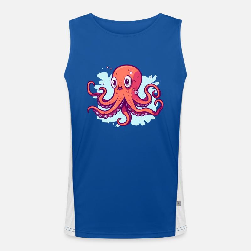 Squid Men's Functional Contrast Tank Top 
