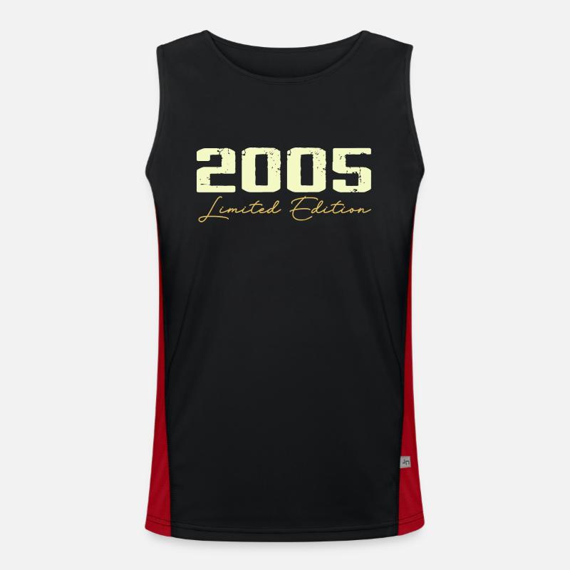 2005 Limitierte Auflage - 2005 Geburtstagsgeschenk Funktionelles Kontrast-Tank Top für Männer 