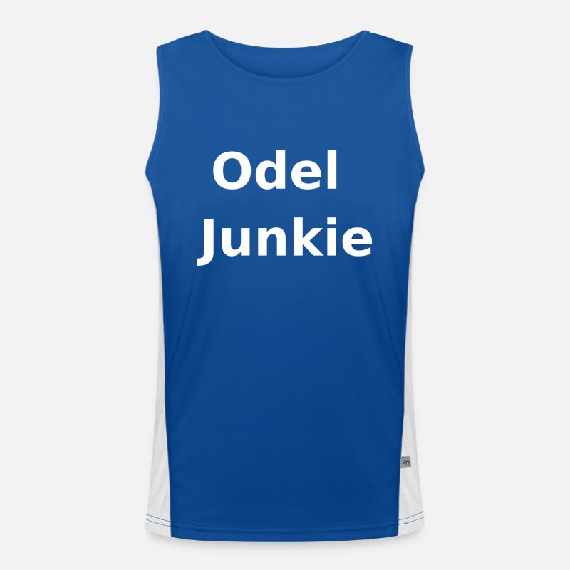 Odel Junkie bayerisch Bauer Funktionelles Kontrast-Tank Top für Männer 