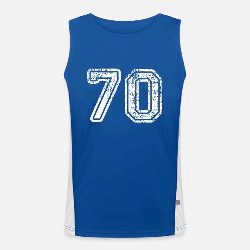 70 Funktionelles Kontrast-Tank Top für Männer 