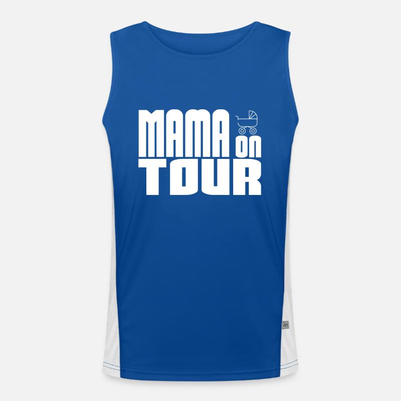 Mama OnTour Men's Functional Contrast Tank Top 