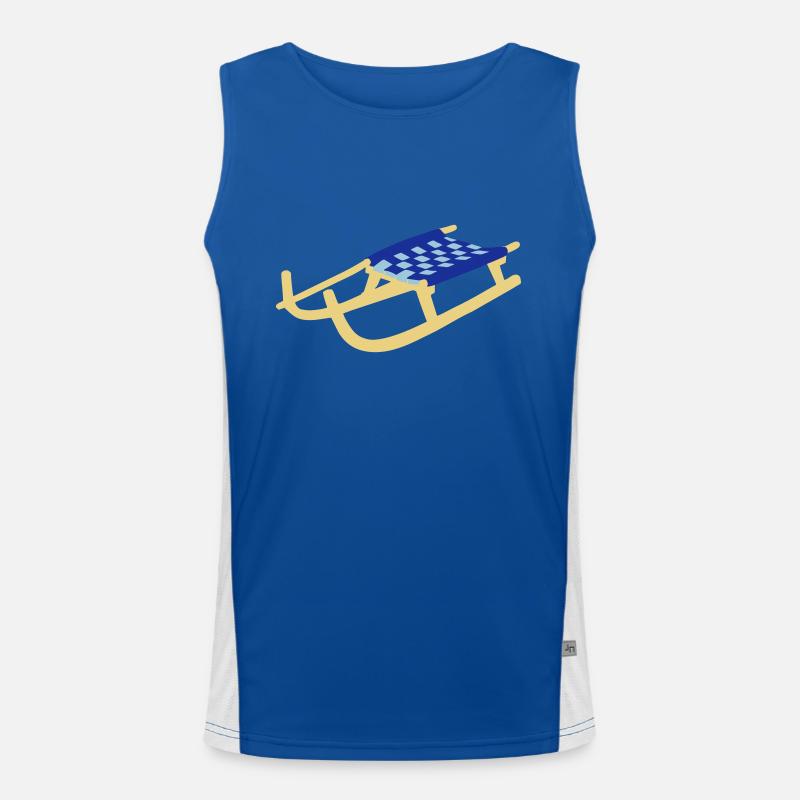 Sledge, Sled Men's Functional Contrast Tank Top 