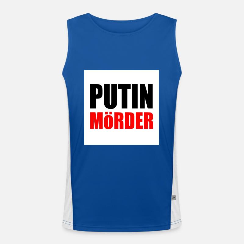Putin mörder Débardeur respirant contrasté Homme 