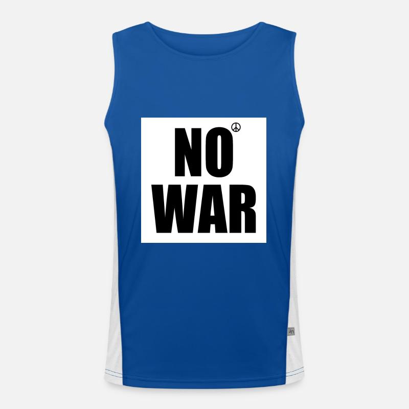 No war Men's Functional Contrast Tank Top 