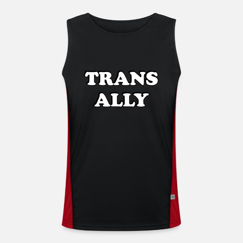 Trans Ally Men's Functional Contrast Tank Top 