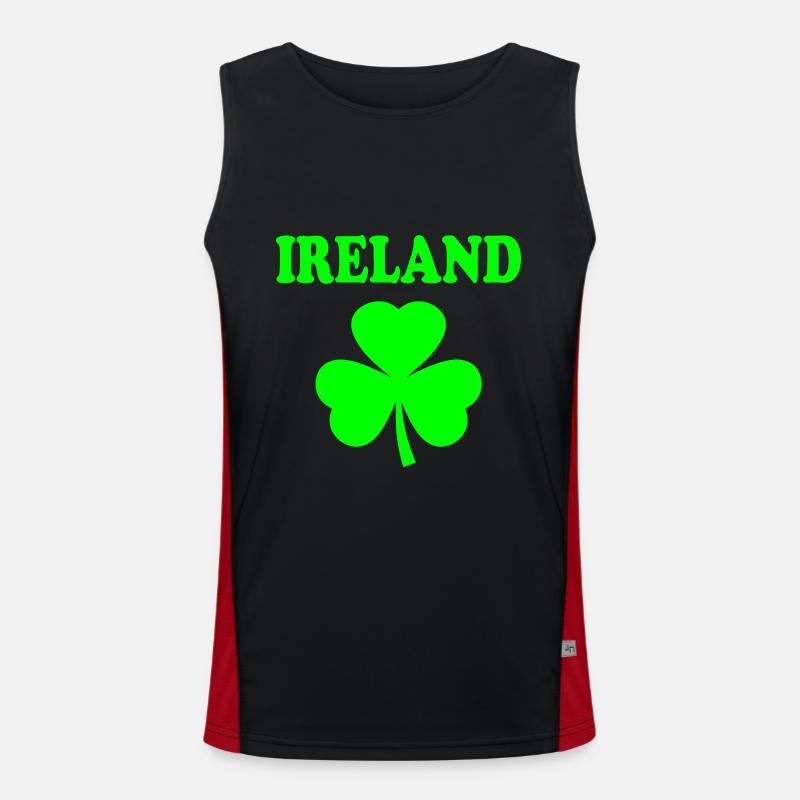 Trèfle d’Irlande Débardeur respirant contrasté Homme 
