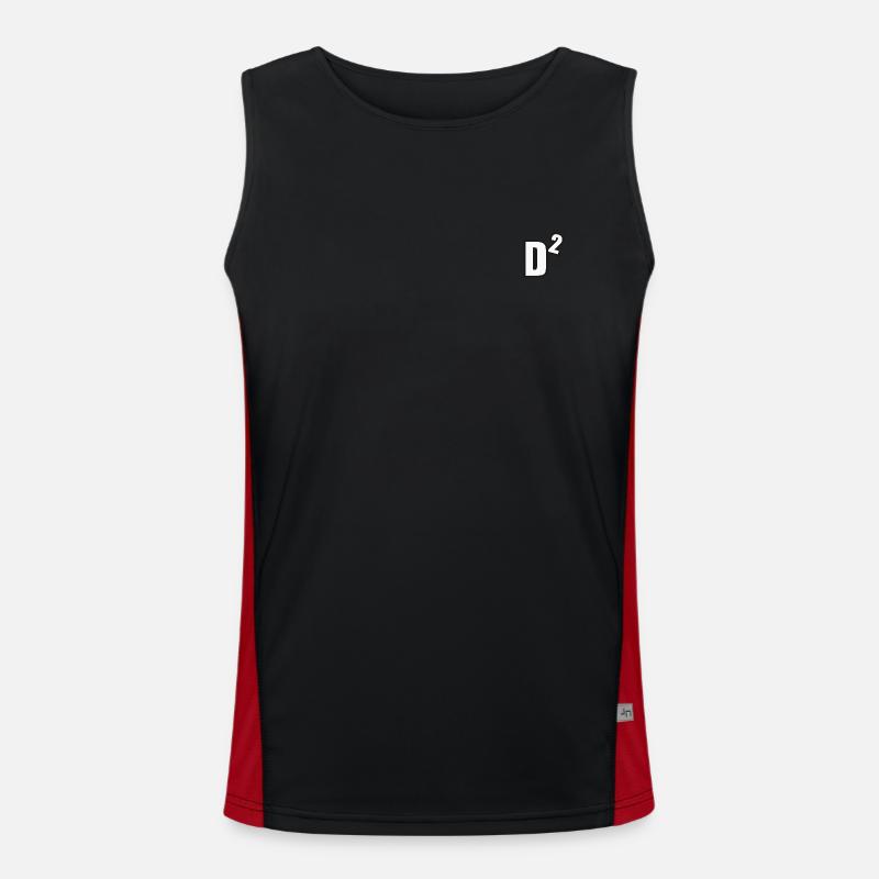 D^2 design Men's Functional Contrast Tank Top 