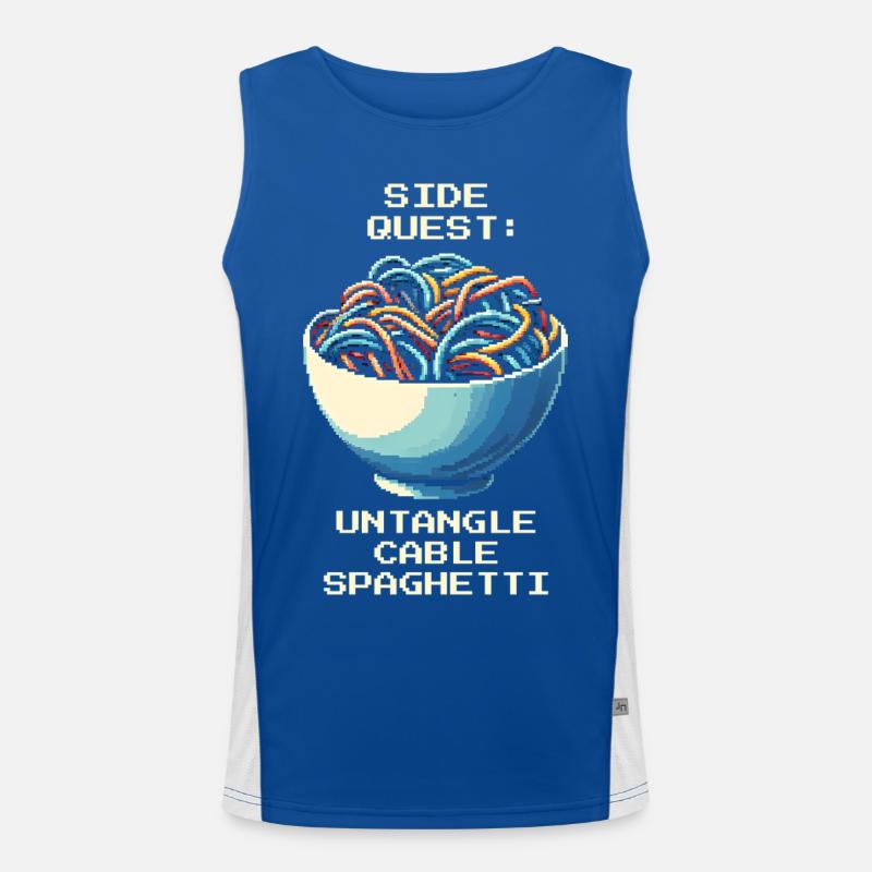 Cable clutter untangled | Cable management Men's Functional Contrast Tank Top 