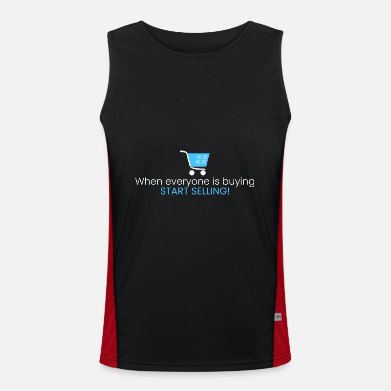 When everyone buys... Men's Functional Contrast Tank Top 