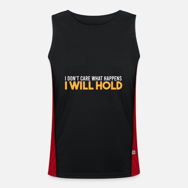 Ich werde halten Funktionelles Kontrast-Tank Top für Männer 