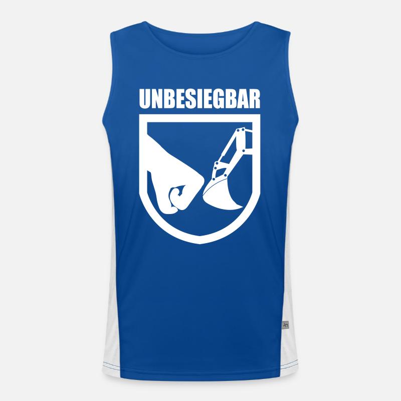 Baggerfahrer Funktionelles Kontrast-Tank Top für Männer 