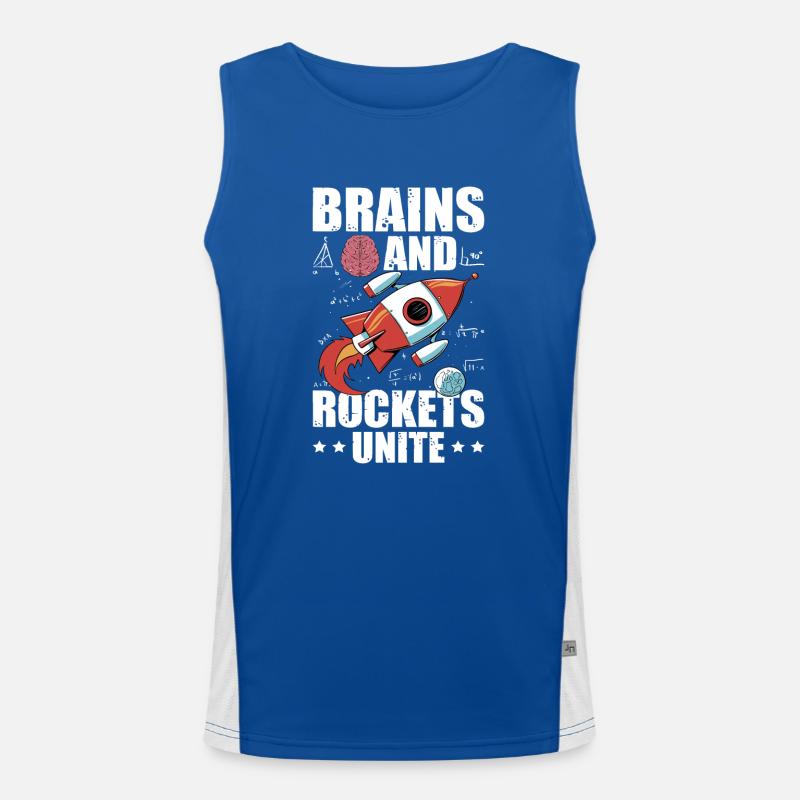 Ingénieur aérospatial Calcul Math Science Débardeur respirant contrasté Homme 