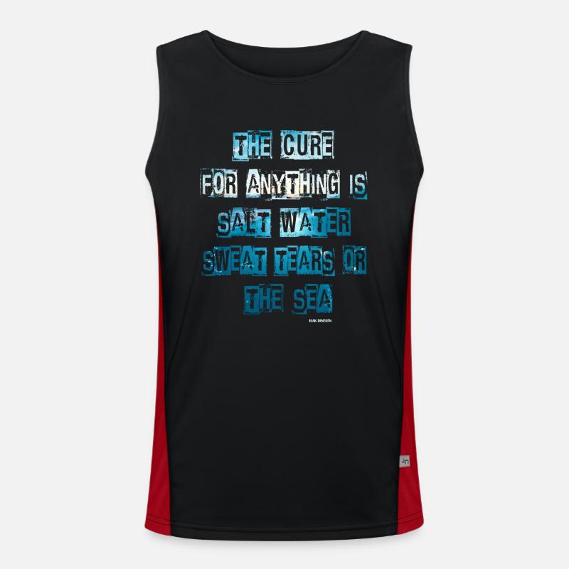 The cure Funktionelles Kontrast-Tank Top für Männer 