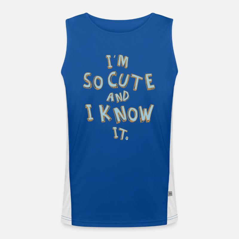 Bébé mignon Débardeur respirant contrasté Homme 