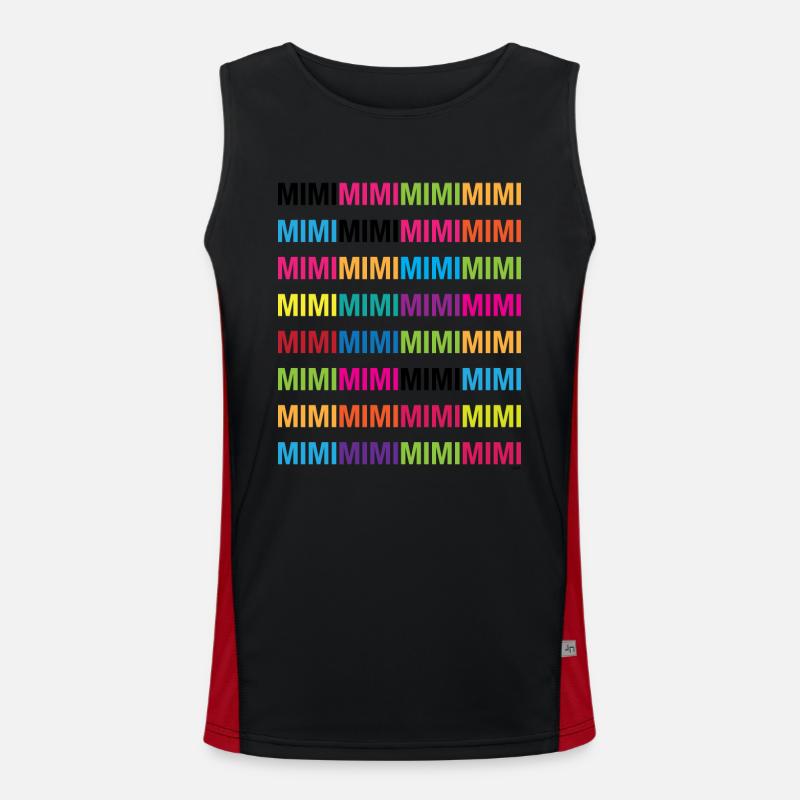 Mimimi Men's Functional Contrast Tank Top 