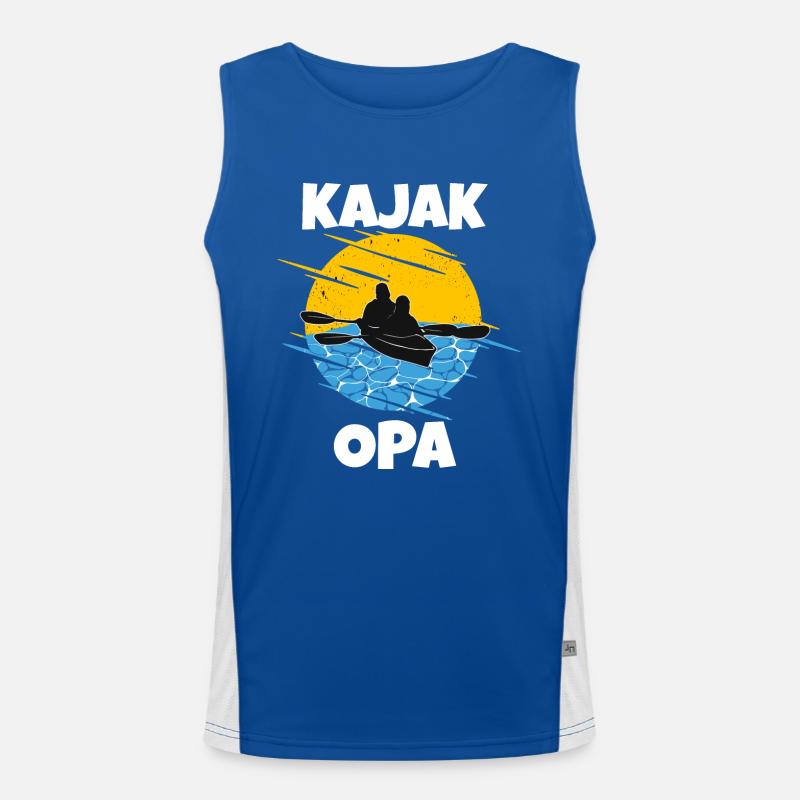 Kajak opa Funktionelles Kontrast-Tank Top für Männer 