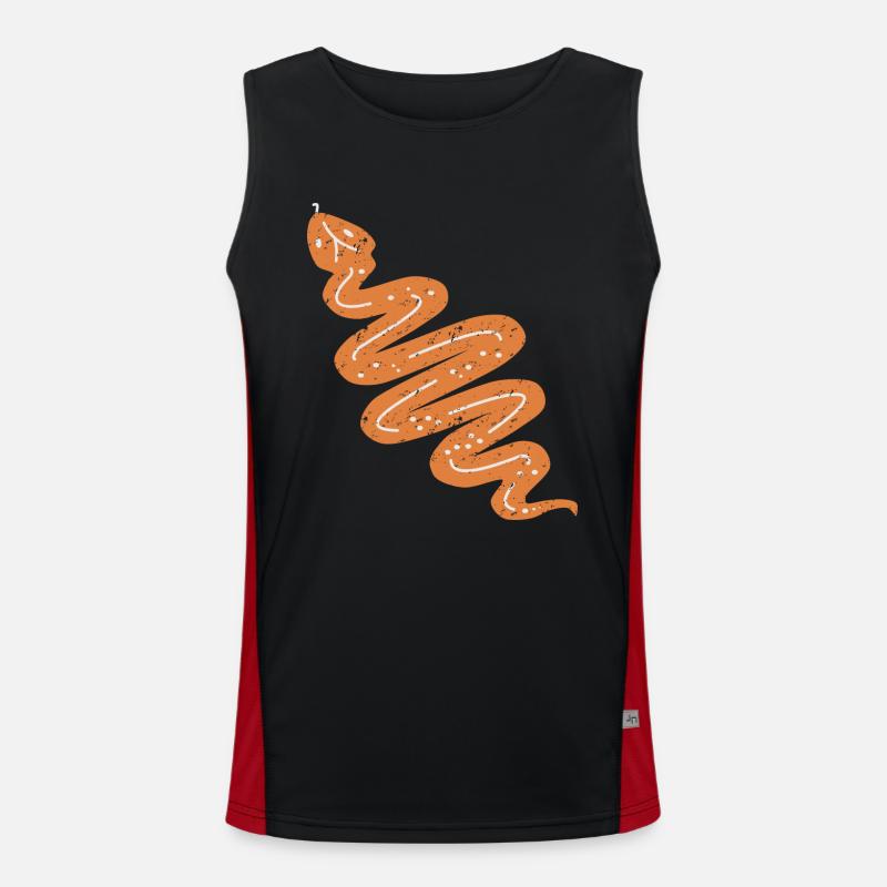 DOWN UNDER SNAKE Men's Functional Contrast Tank Top 