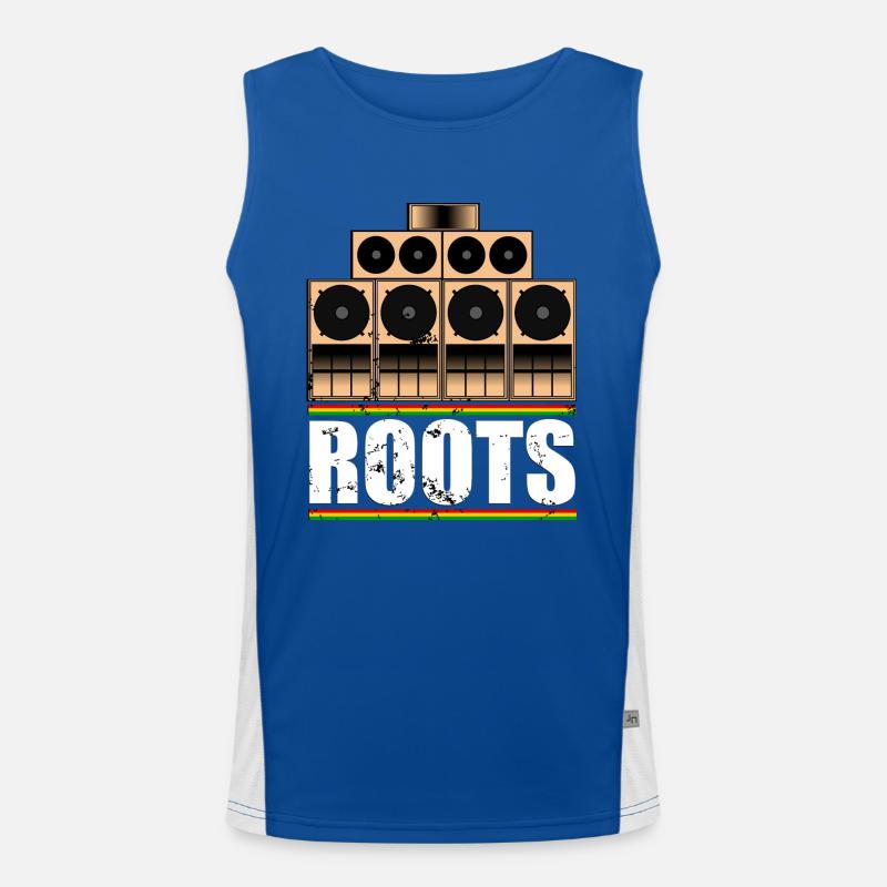 Roots Reggae Débardeur respirant contrasté Homme 