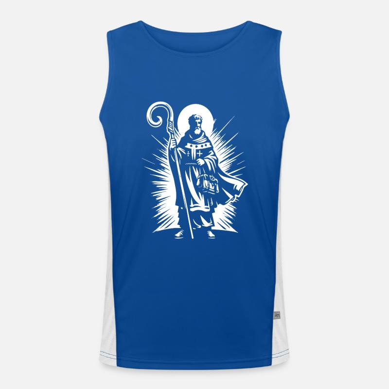 Saint-Nicolas – Design classique Débardeur respirant contrasté Homme 