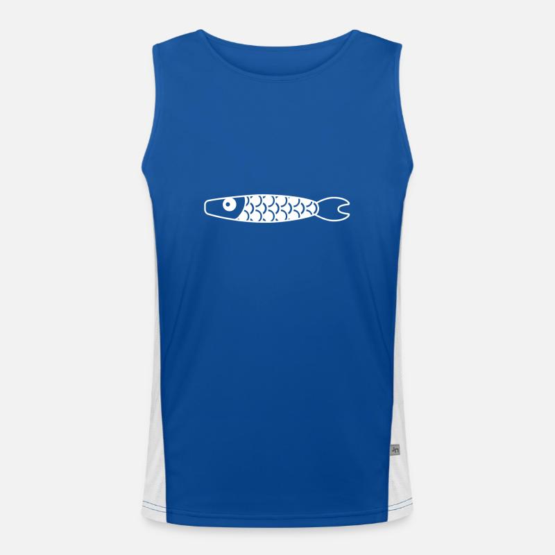 fish Men's Functional Contrast Tank Top 