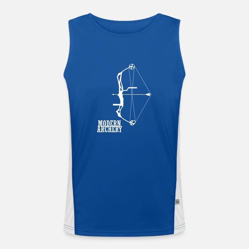 Archery Bow Archery Compound Gift Men's Functional Contrast Tank Top 